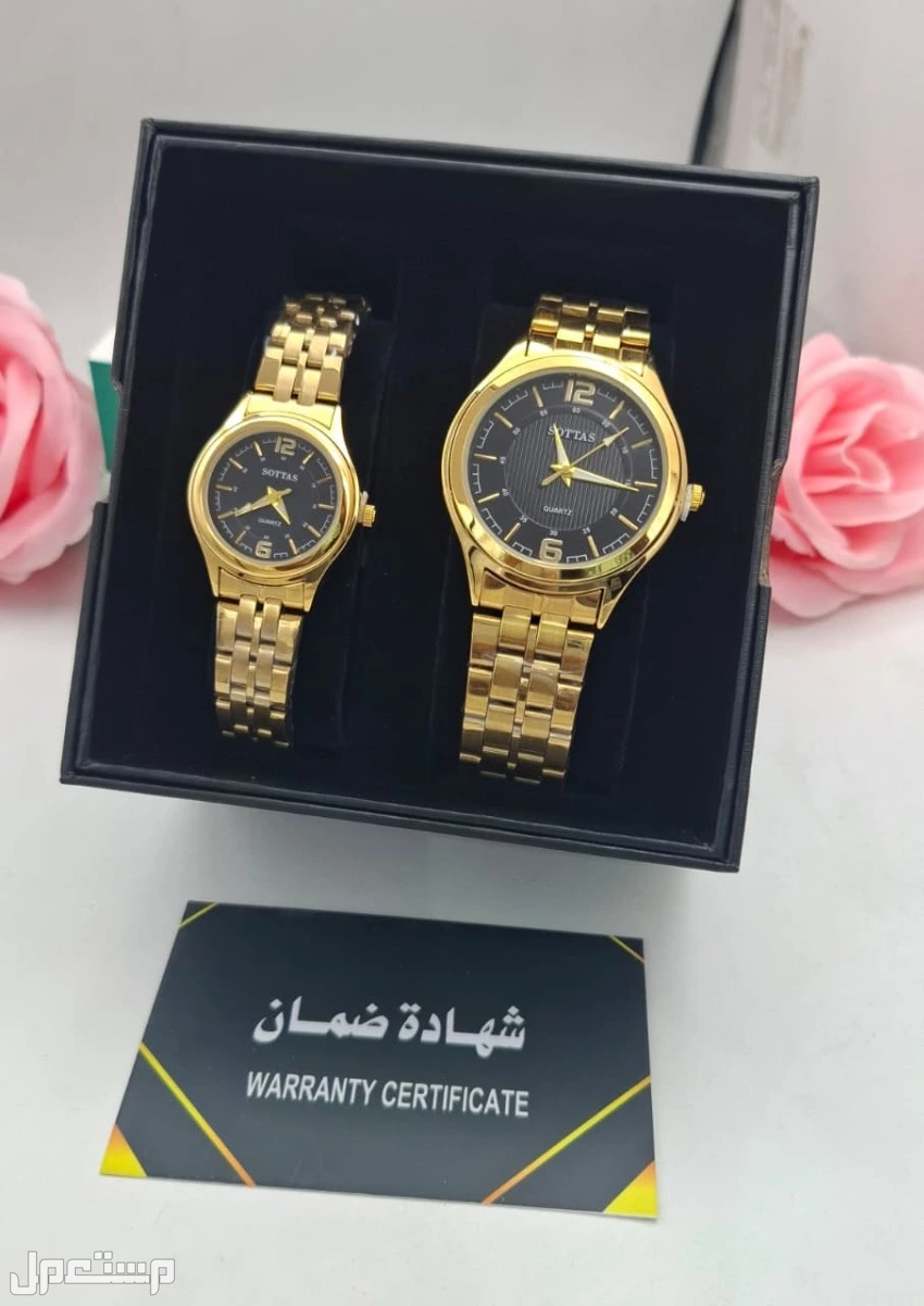 عرض طقم ساعه ستيل فخم نسائي مع رجالي