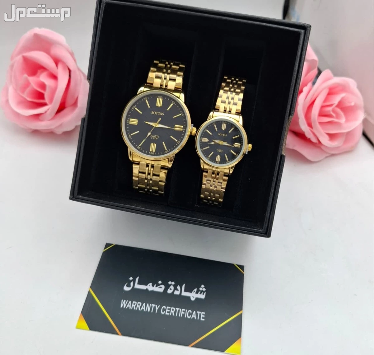 عرض طقم ساعه ستيل فخم نسائي مع رجالي