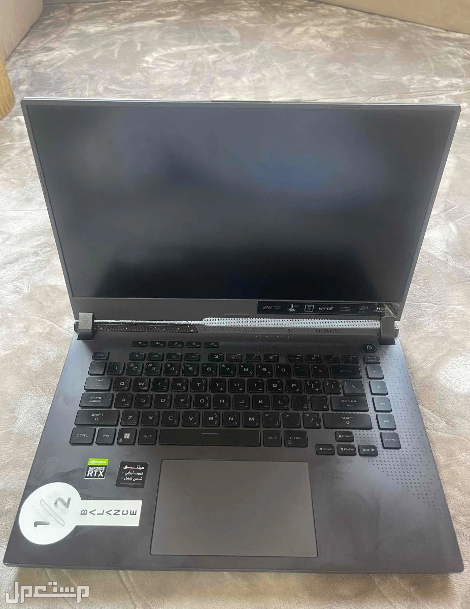 لاب توب قيمنق ماركة أسوس في رفحاء بسعر 2450 ريال سعودي