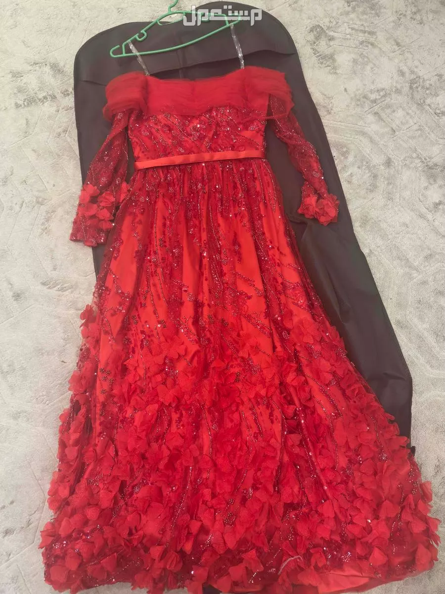 فستان سهرة تفصيل لبس مرة واحده فقط