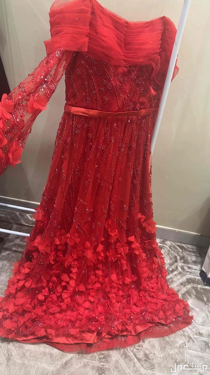 فستان سهرة تفصيل لبس مرة واحده فقط