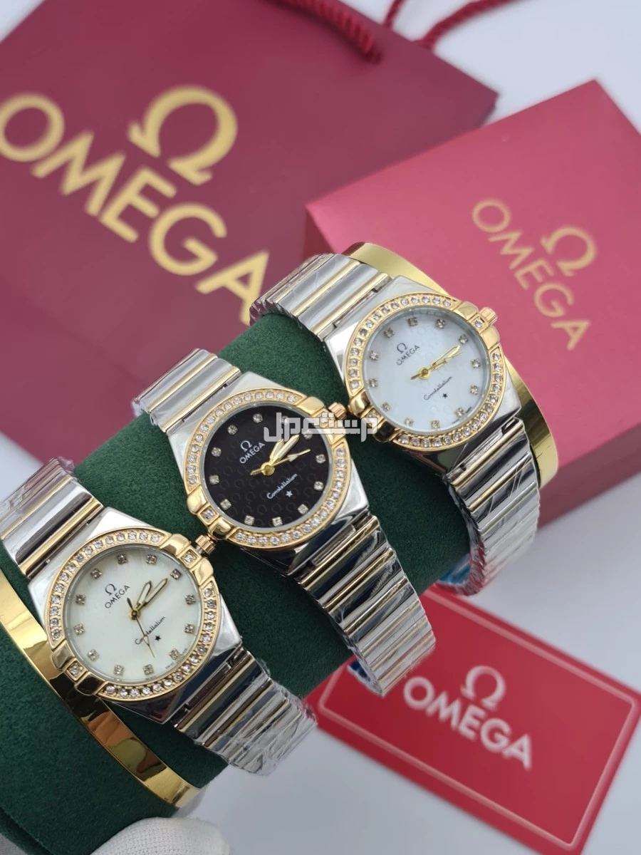 *ساعات ___نسائي*  *جديده من ماركات اوميجاء*   *خامته ممتازه جدا*  *مع جميع ملحقات الماركه*    *السعر150ريال*