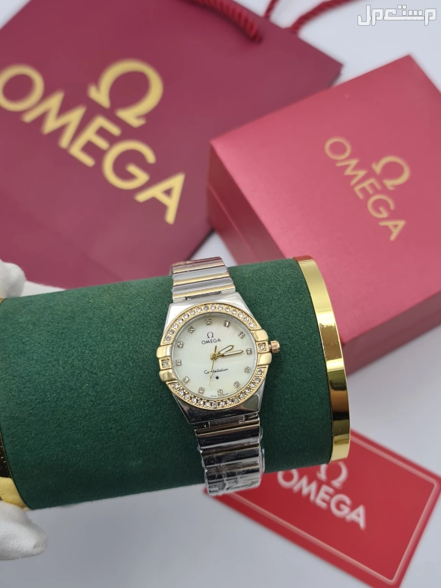 *ساعات ___نسائي*  *جديده من ماركات اوميجاء*   *خامته ممتازه جدا*  *مع جميع ملحقات الماركه*    *السعر150ريال*