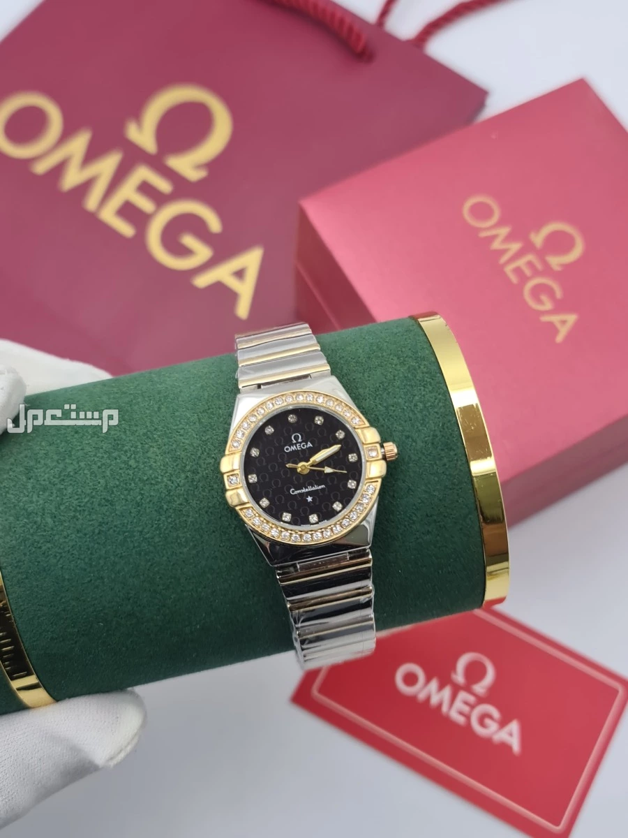 *ساعات ___نسائي*  *جديده من ماركات اوميجاء*   *خامته ممتازه جدا*  *مع جميع ملحقات الماركه*    *السعر150ريال*