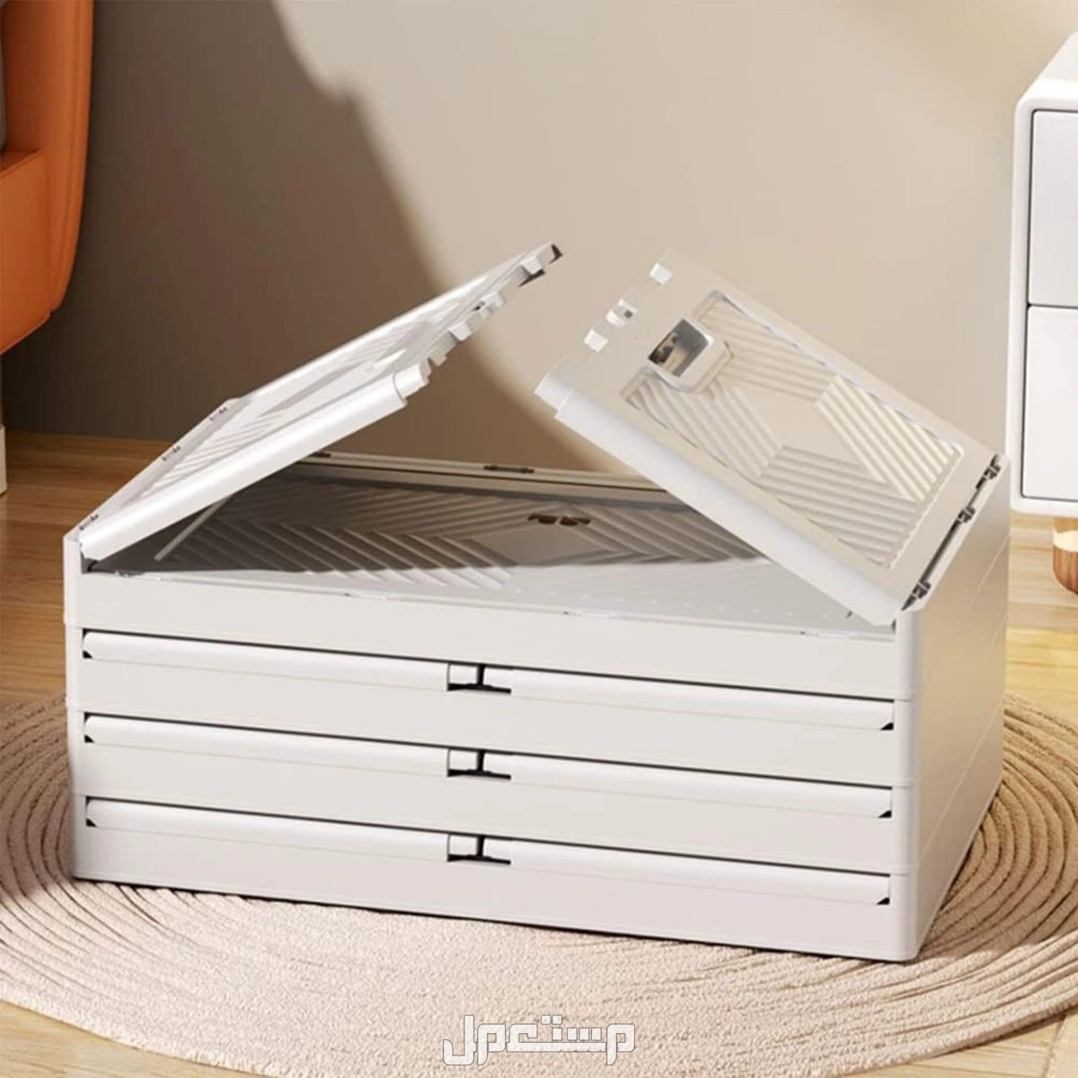 دولاب تخزين بلاستيك ضد الكسر 3 دور