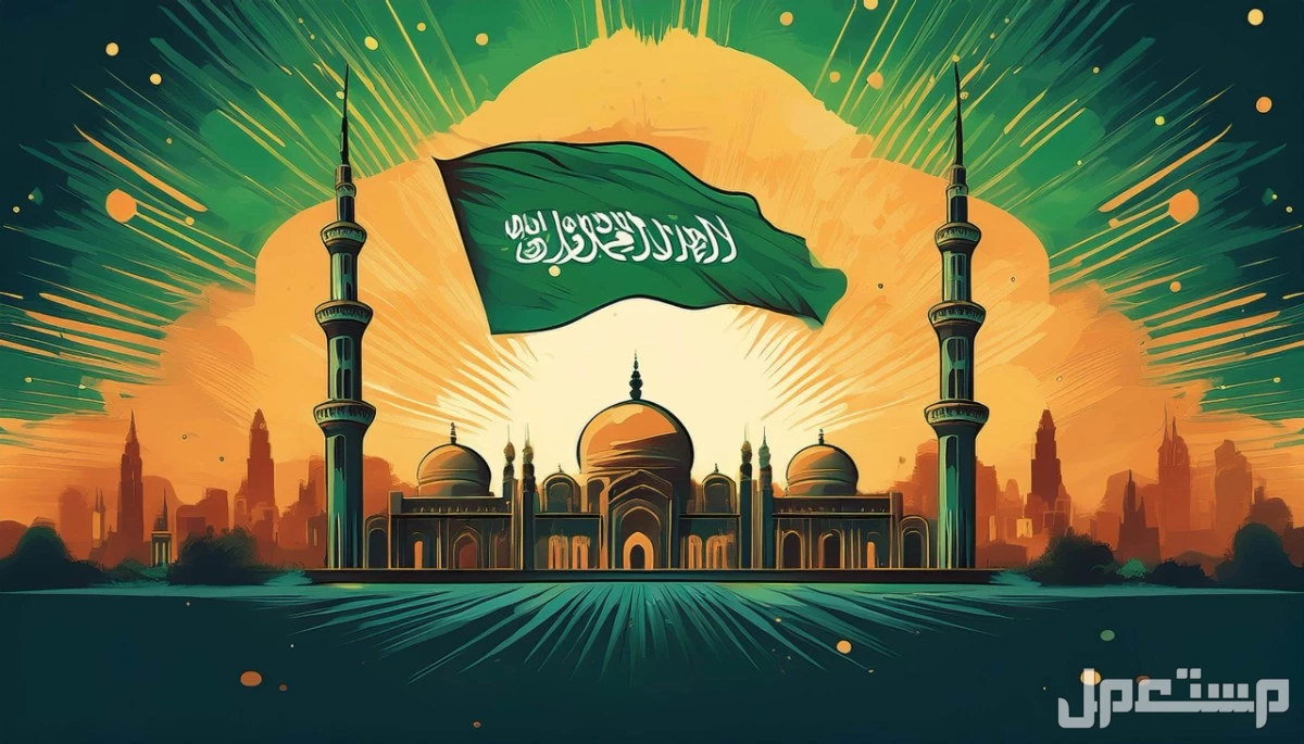 أجمل خلفيات اليوم الوطني السعودي 95 بجودة عالية للتحميل مجانًا خلفيات تهنئة للعيد الوطني 1447 عالية الجودة