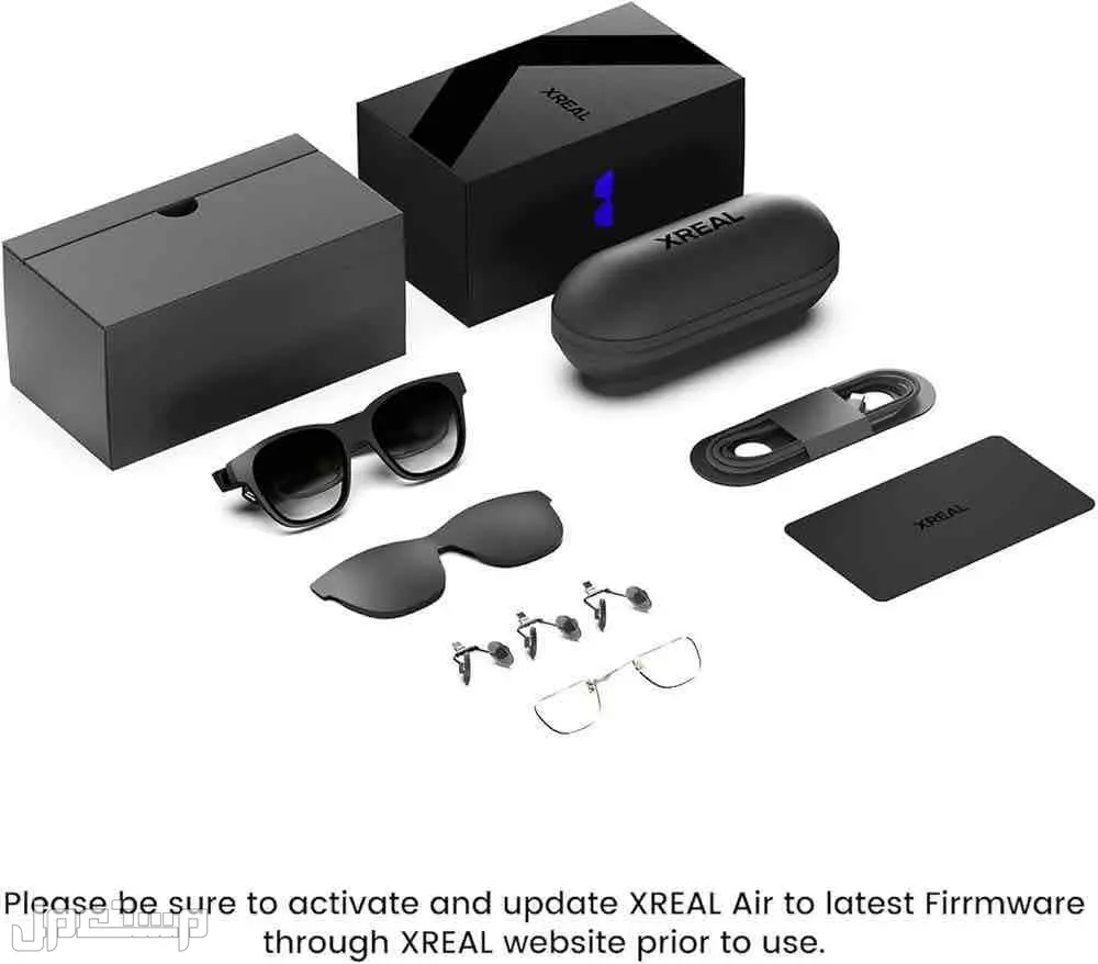 نظارات xreal air داخلها شاشه مسرحيه عملاقه بوضوح Oled