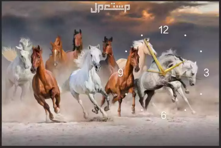 للبيع لوحات جدارية جديدة ساعة مدمجة
