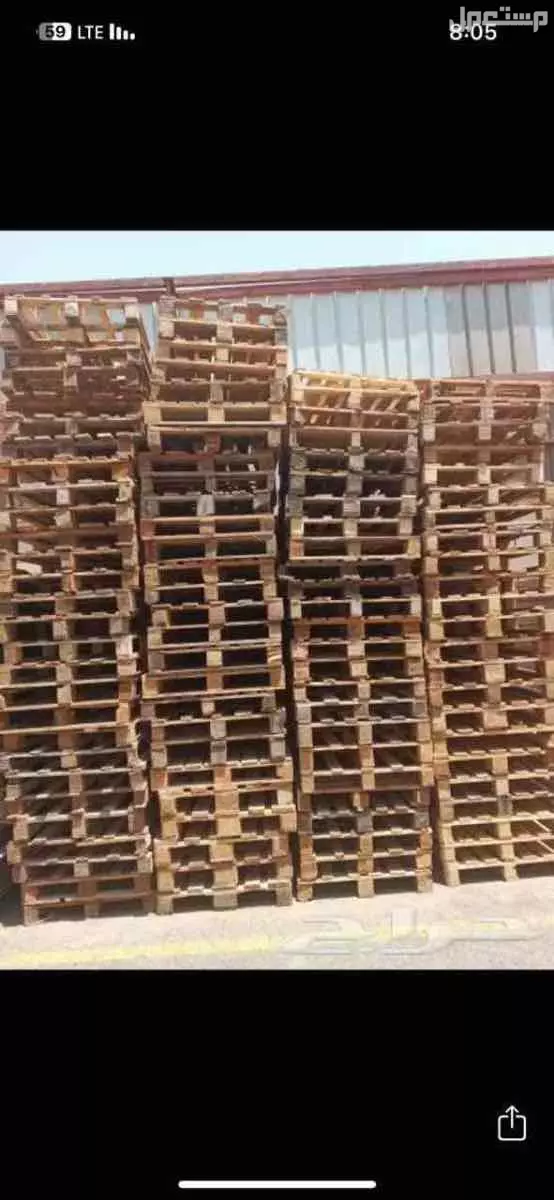 ♻️ للبيع: طبالي خشب وبلاستيك مستعملة – قوية، عملية وبسعر ممتاز!