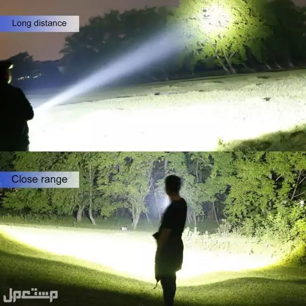 كشاف قوي مداه 800متر بقوة 100 الف لومن بخاصية الزوم التكبير والتصغير للبر والرحلات والصيد متوفر للطلب لكل المدن والتوصيل والشحن مجانا