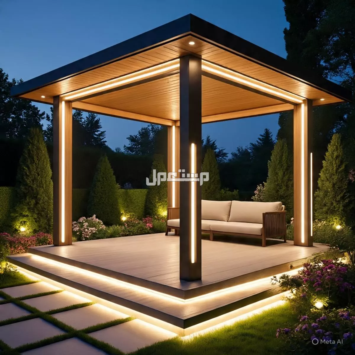 مظلات وسواتر المتميز وجميع أعمال الحداده مظله جلسه بشكل خشبي
للتواصل 0559231357