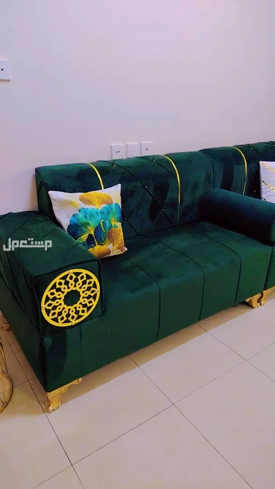للبيع في حي شباعة ، خميس مشيط ، طقم كنب 3.5*4.5 نظيف اخو الجديد
