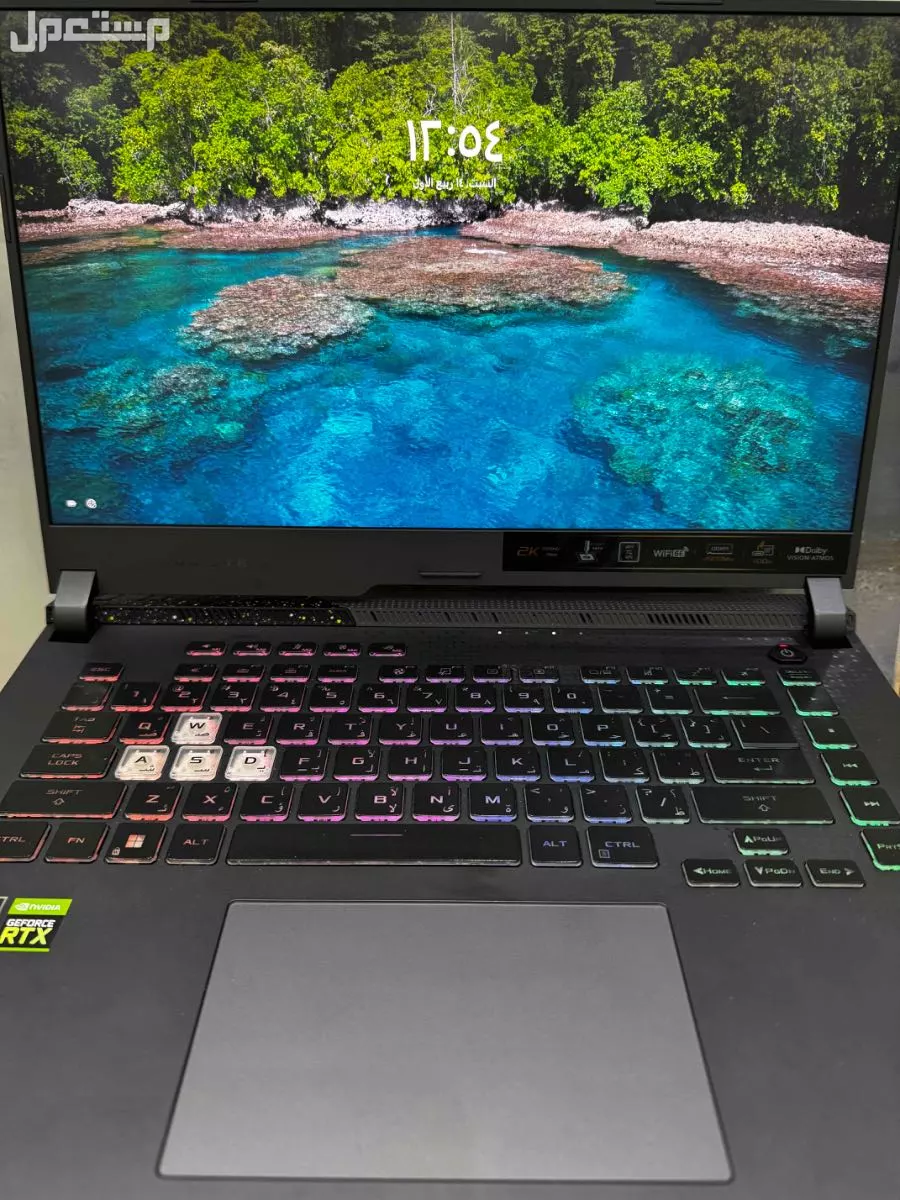 لابتوب قيمنق للبيع موصفات قويه للبيع 3400﷼