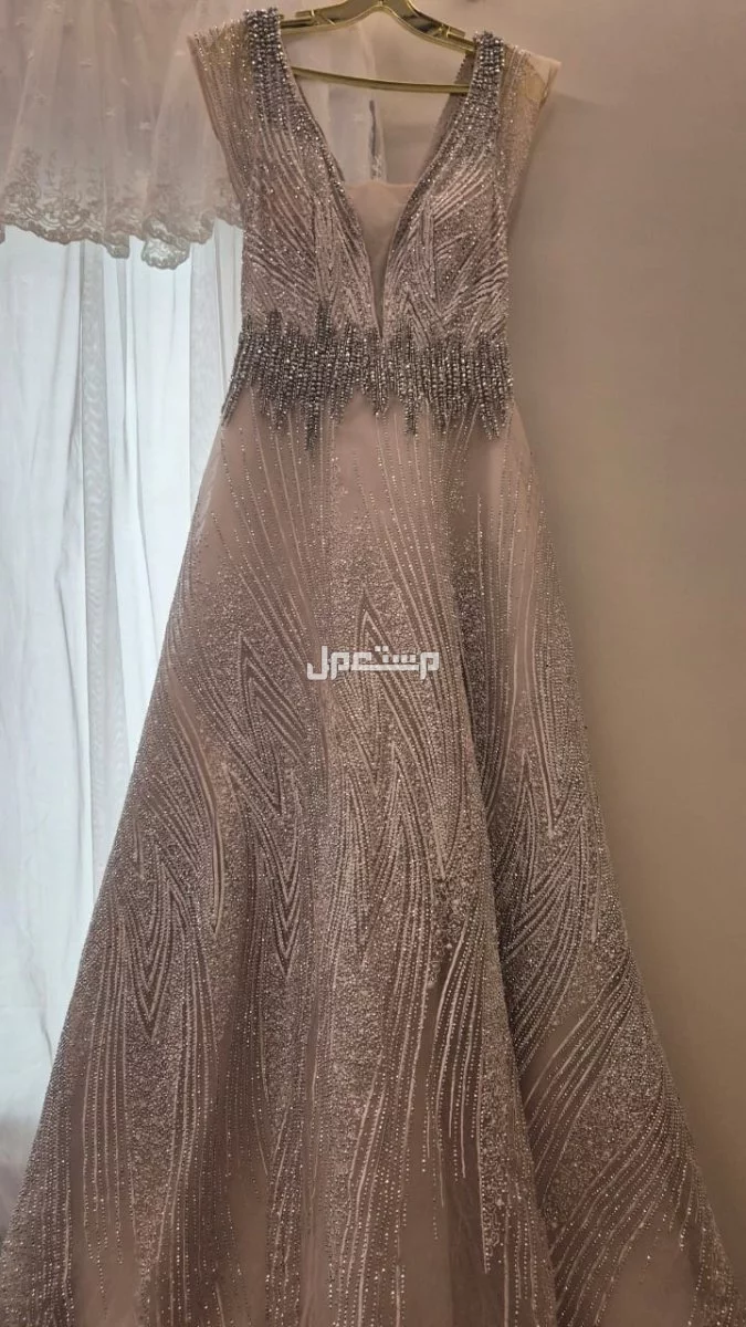 فستان زفاف لبس مرة واحدة  للبيع المستعجل