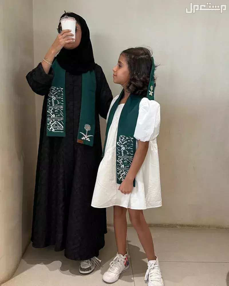 أزياء اليوم الوطني السعودي 95 للرجال والنساء والأطفال 2025 (صور) عبايات اليوم الوطني السعودي 95