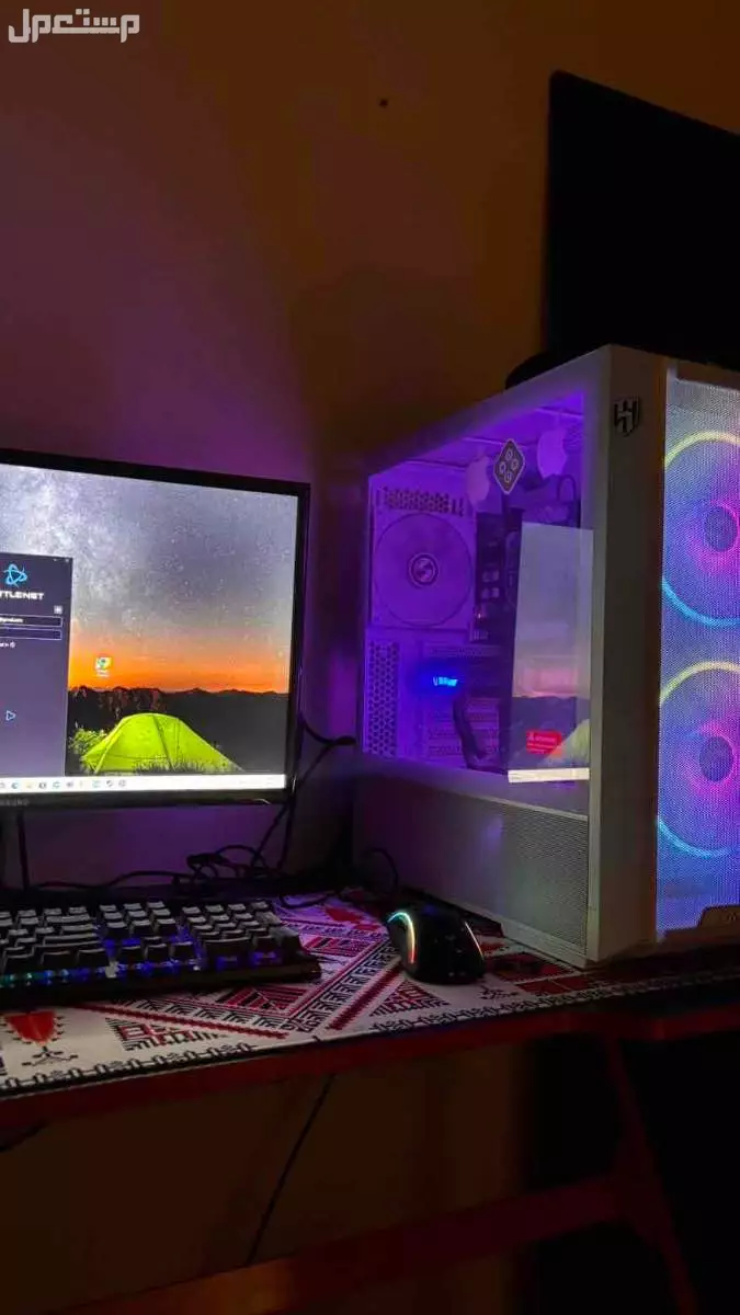 للبيع بي سي و سيت اب كامل في الرياض حدي فيه4100