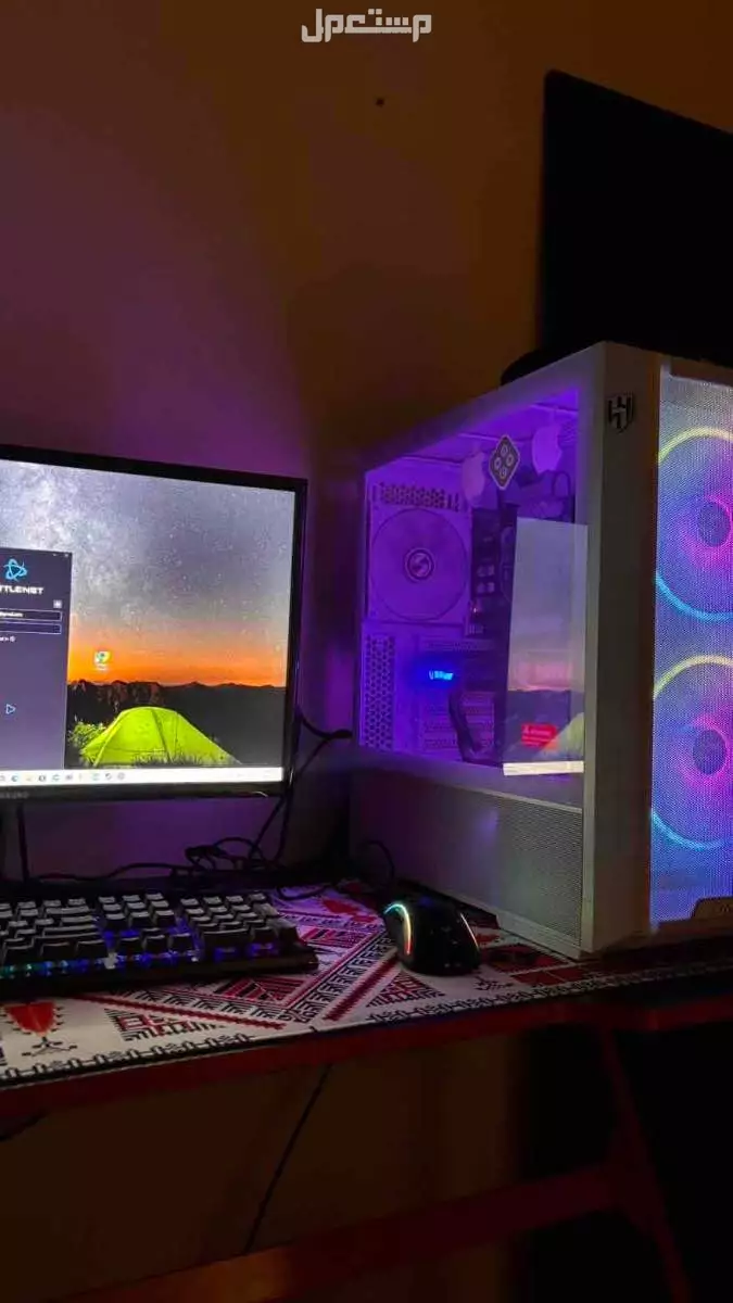 للبيع بي سي و سيت اب كامل في الرياض حدي فيه4100