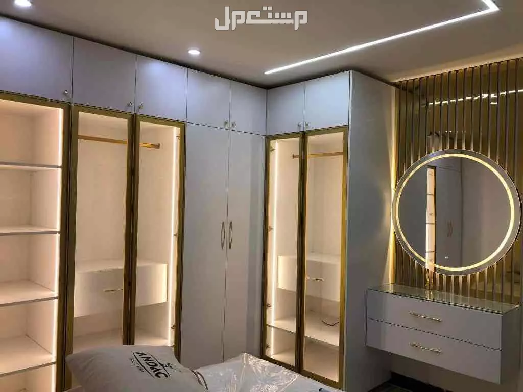 تفصيل دواليب ملابس غرفةالنوم في جدة بسعر 300 ريال سعودي