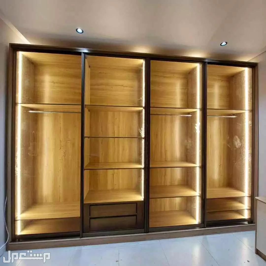 تفصيل دواليب ملابس غرفةالنوم في جدة بسعر 300 ريال سعودي