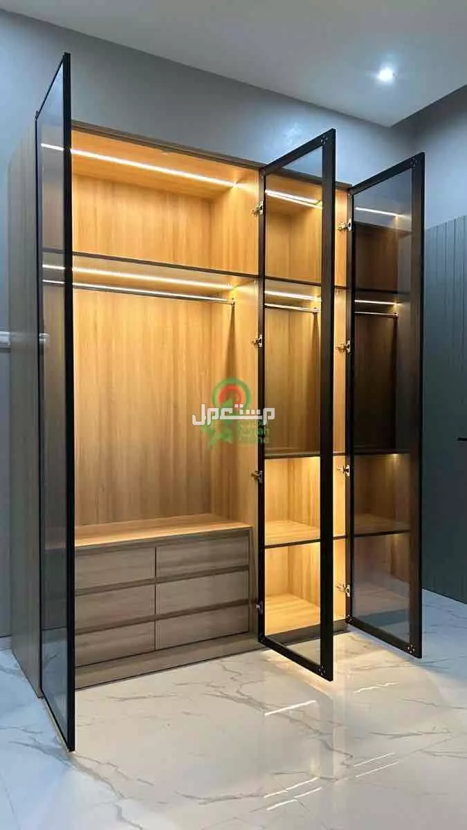 تفصيل دواليب ملابس غرفةالنوم في جدة بسعر 300 ريال سعودي