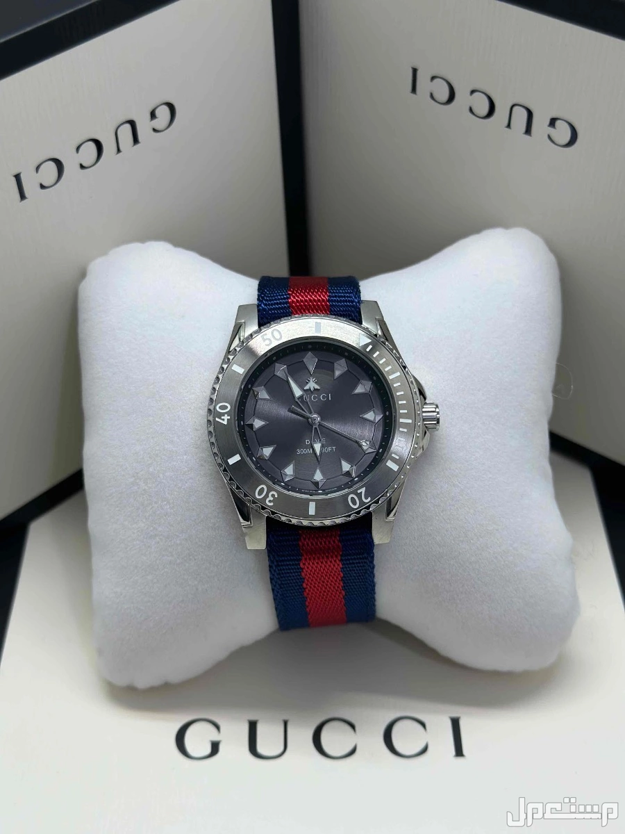 ساعات قوتشي رجالي درجة اولي مع ضمان