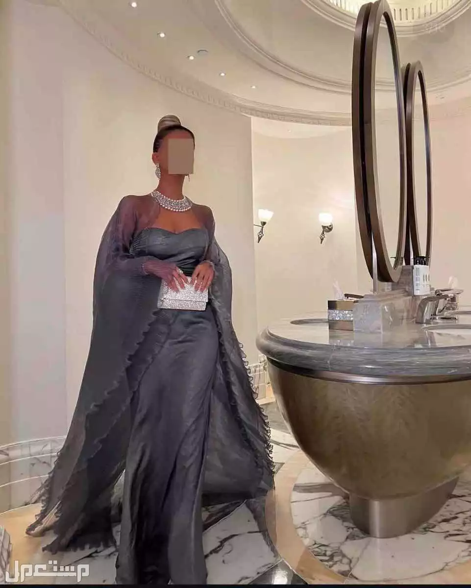 فستان مناسبات وزواجات مقاس ميديم- سمول