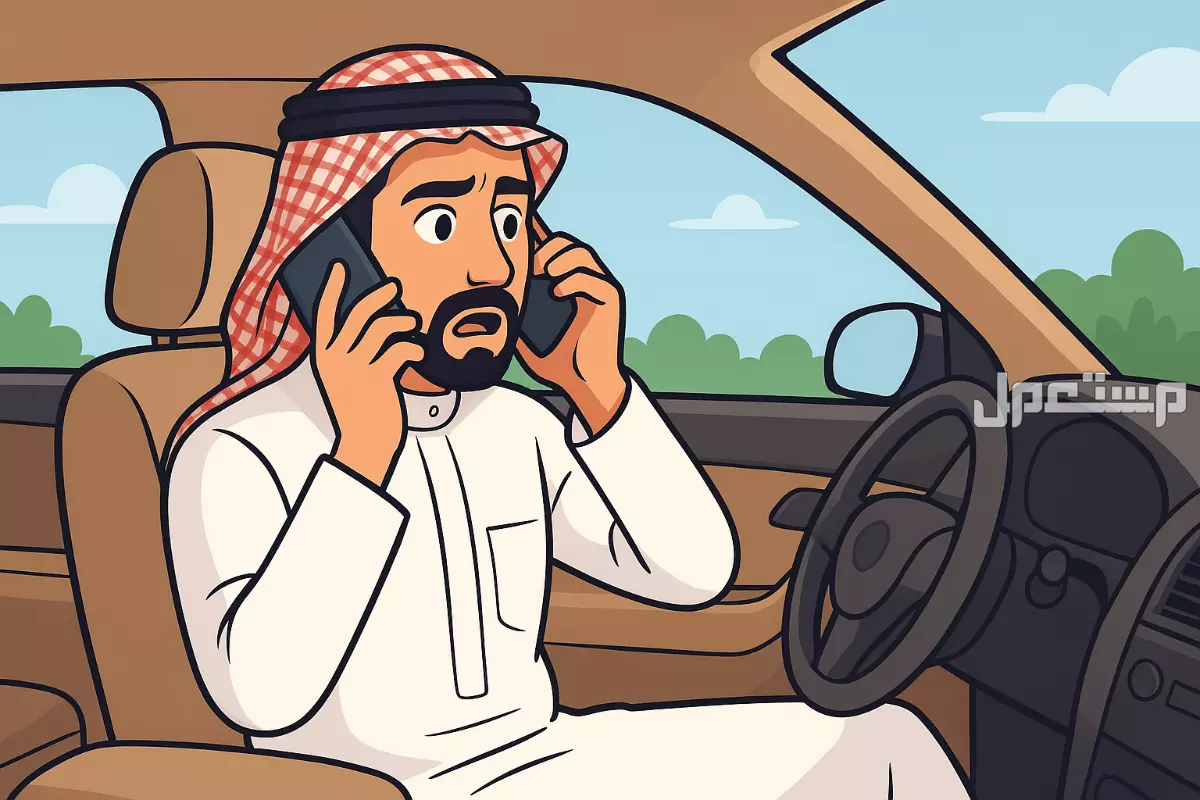 ما هي غرامة استخدام الهاتف أثناء القيادة في السعودية؟ غرامة استخدام الهاتف أثناء القيادة في السعودية