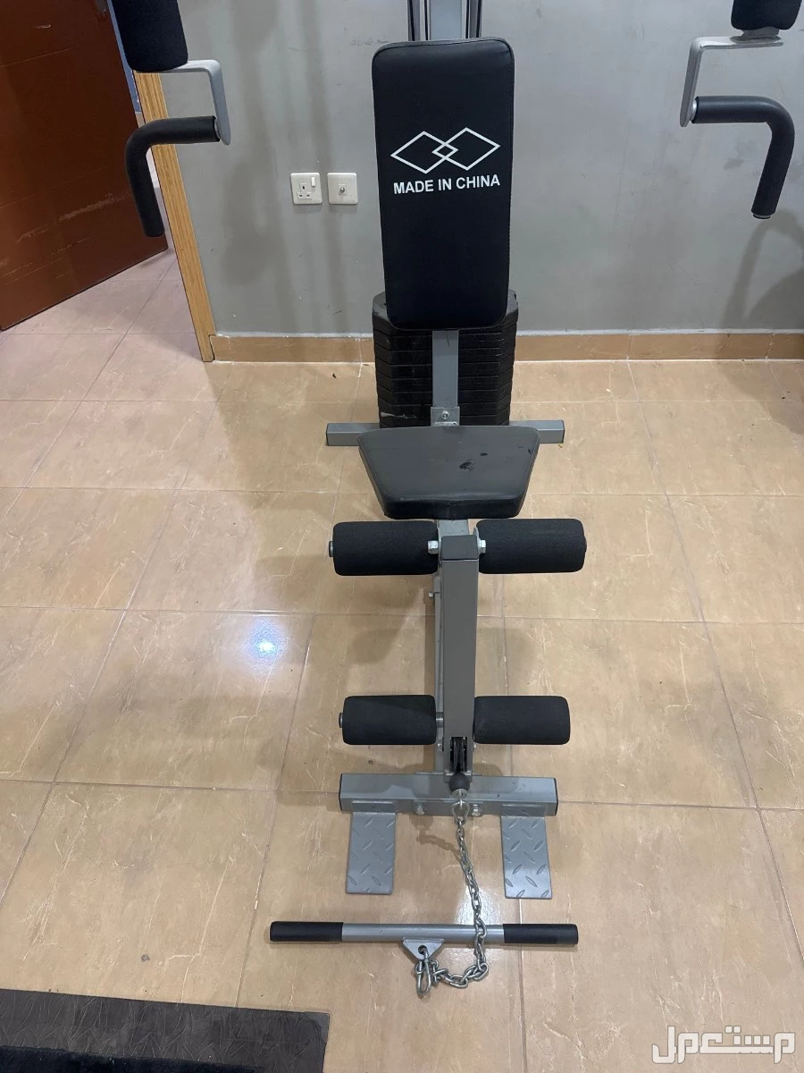 هوم جيم للبيع جهاز هوم جيم (نادي منزلي)فيه 22 تمرين واكثر لكامل الجسم تمارين صدر وظهر وبطن وارجل  الجهاز نظيف واستخدامه بسيط شركة باناصر   السعر 550