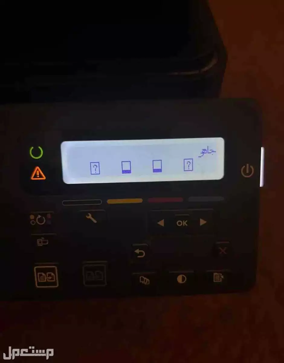 للبيع طابعه HP النوع ليزر لونها اسود
