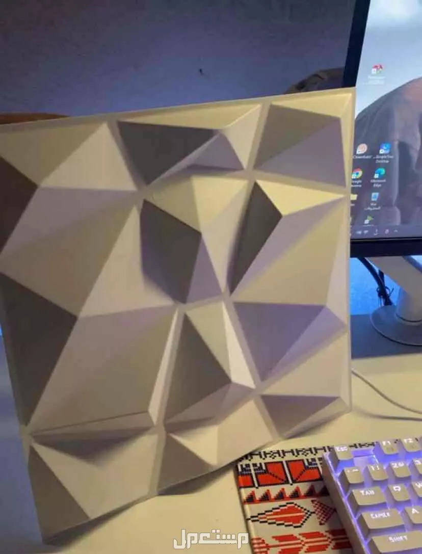 لوحات جدارية 3D – فخامة التصميم بلمسة هندسية!