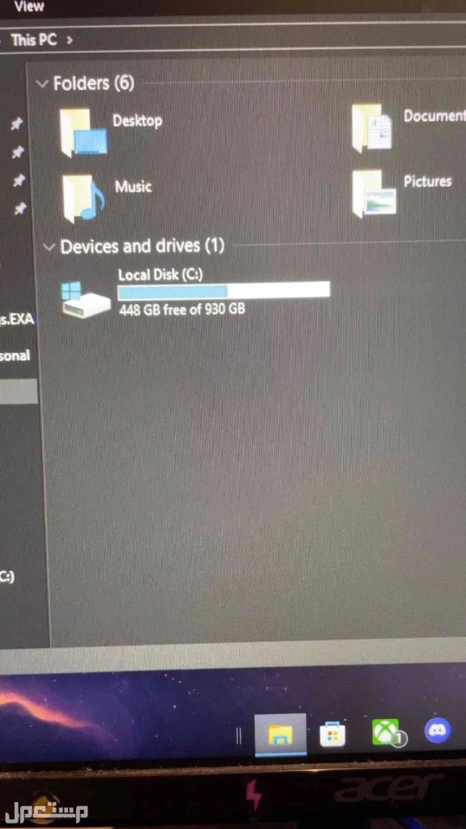 بي سي قيمنق ماركة أخرى في مكة المكرمة بسعر 4 آلاف ريال سعودي مساحه الجهاز