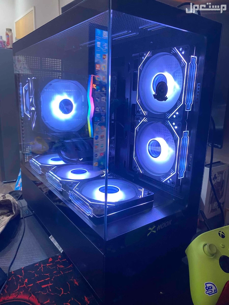 للبيع بي سي قيمنق 4060 RTX بسعر 8500 مع كامل الاغرض مايك سماعه شاشه ماوس