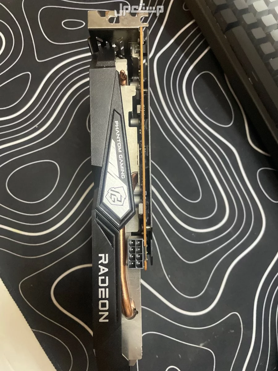 كرت شاشة rx6500 xt من asrock نسخة الفانتوم في بريده