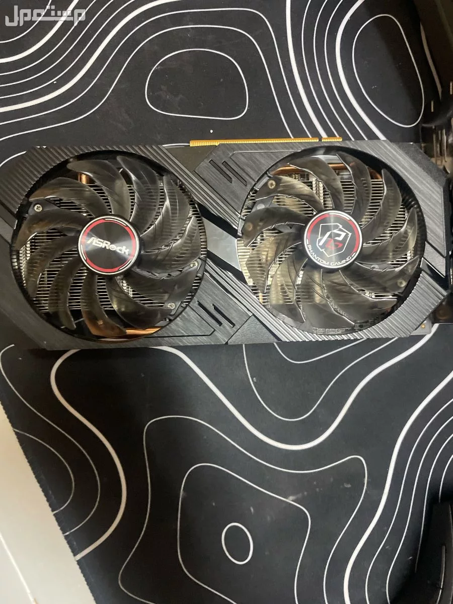 كرت شاشة rx6500 xt من asrock نسخة الفانتوم في بريده