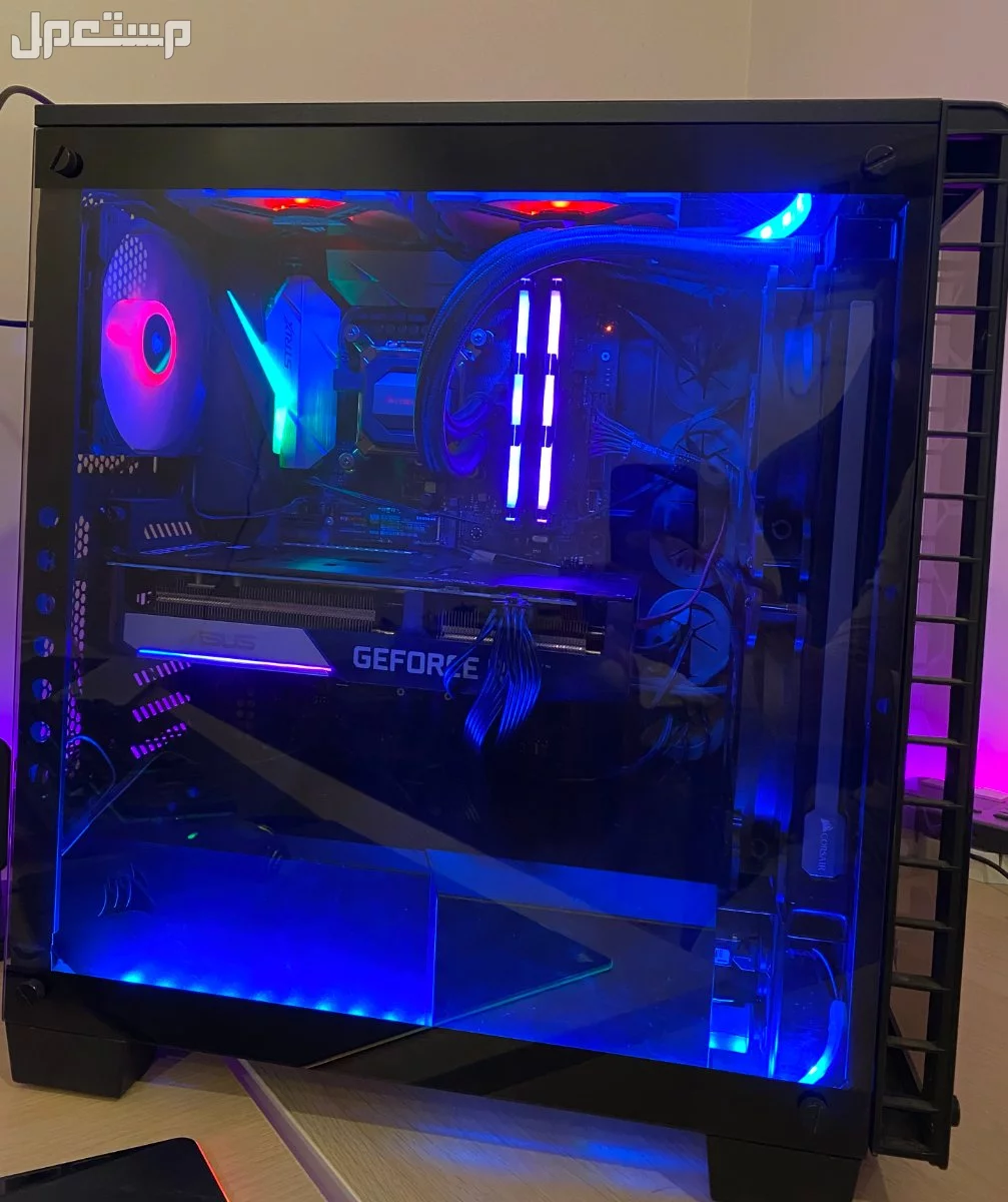 تجميعة PC العاب مستعملة مع معالج i7-7700K وكارت RTX 3060 Ti