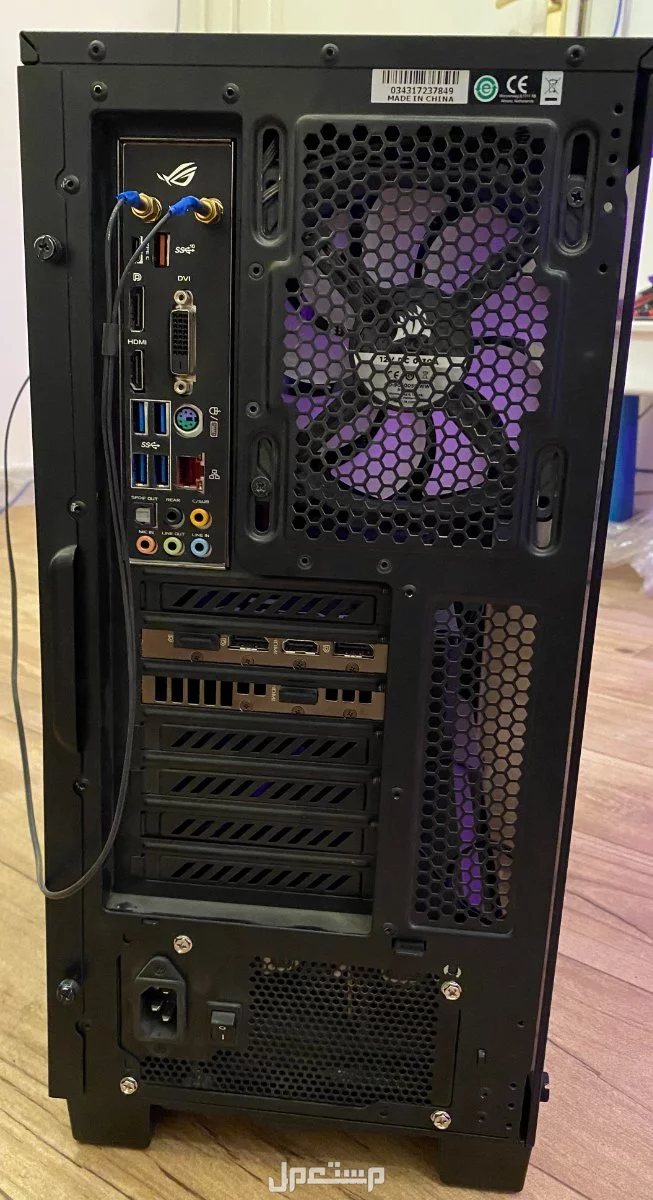 تجميعة PC العاب مستعملة مع معالج i7-7700K وكارت RTX 3060 Ti