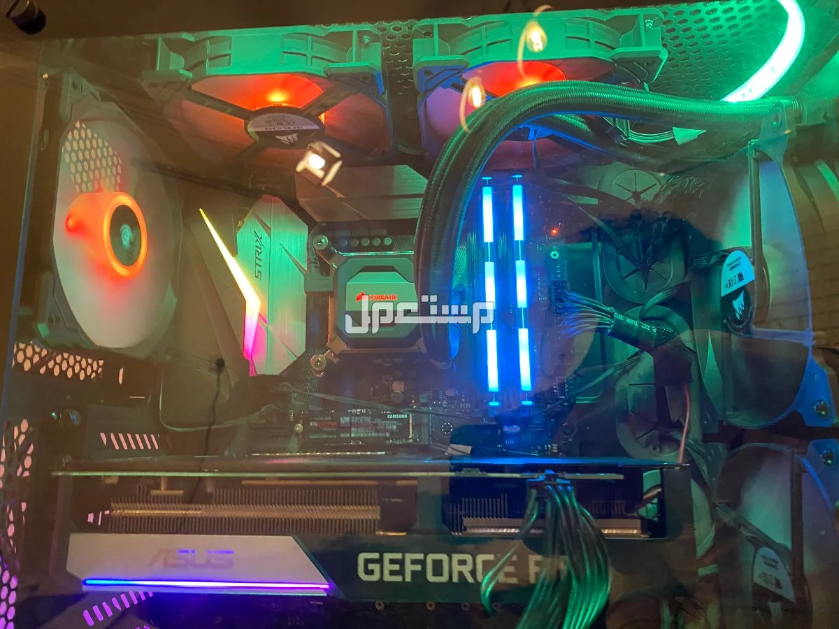 معالج i7-7700K و لوحة ام Rog Strix Z270E ورامات للبيع