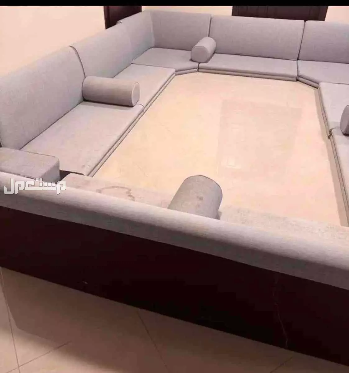 للبيع مجلس ارضي غرفة مقاس 4*3 كامل رمادي