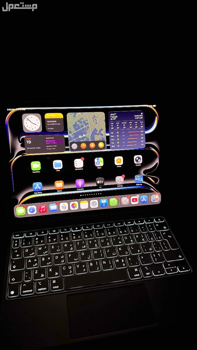 ايباد برو m4 ماركة أبل في الرياض بسعر 4 آلاف ريال سعودي