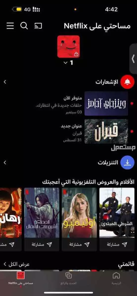 اشتركات نتفلكس و شاهدة ViP 📺🤍✨.