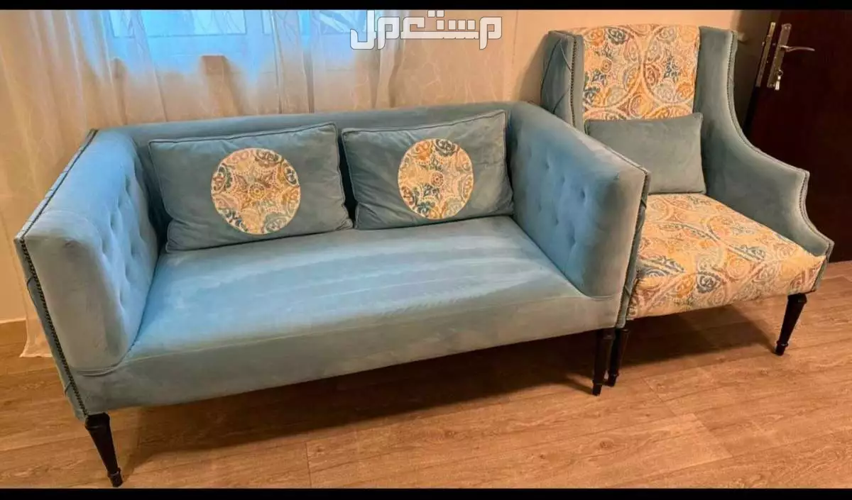 كنب تركي مودرن فاخر نظيف للبيع