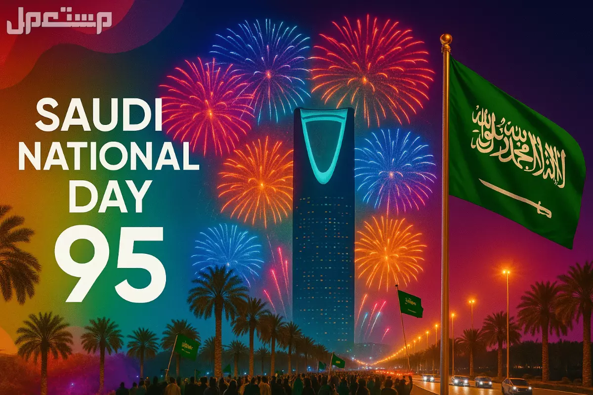 صور جديدة وعبارات عن اليوم الوطني السعودي 95 جاهزة للاستخدام خلفيات اليوم الوطني