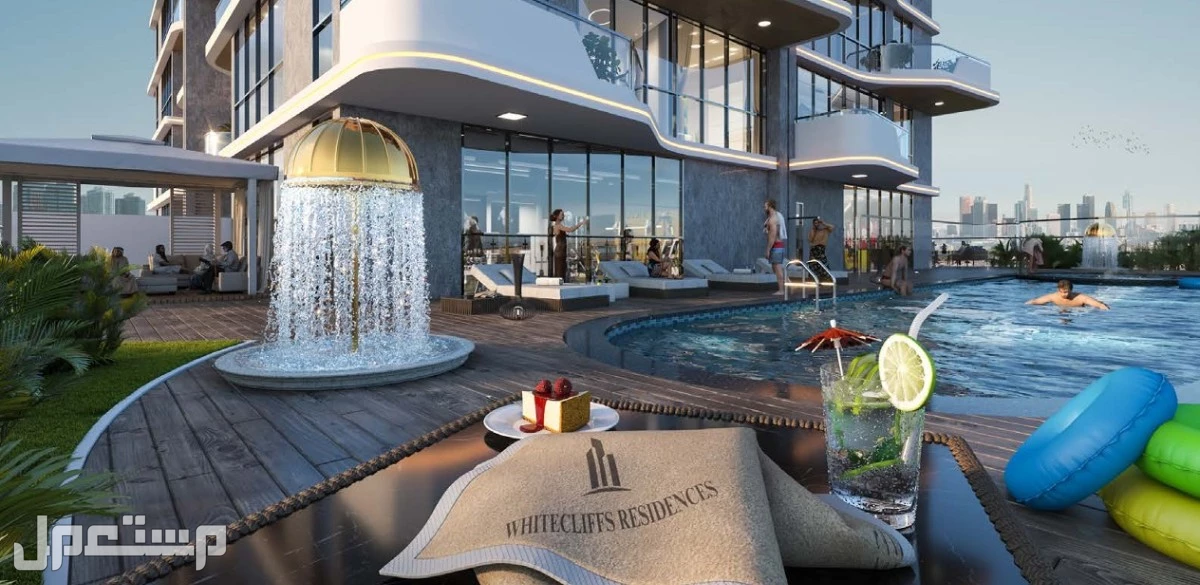 للبيع شقه بالاقساط 1% في جزر دبي اطلاله مباشره