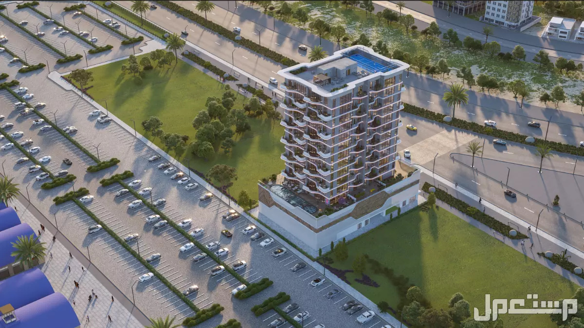 للبيع شقه بالاقساط 1% في جزر دبي اطلاله مباشره