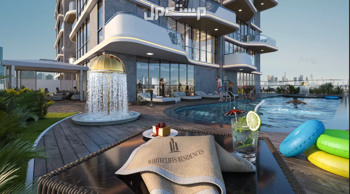 للبيع شقه بالاقساط 1% في جزر دبي اطلاله مباشره