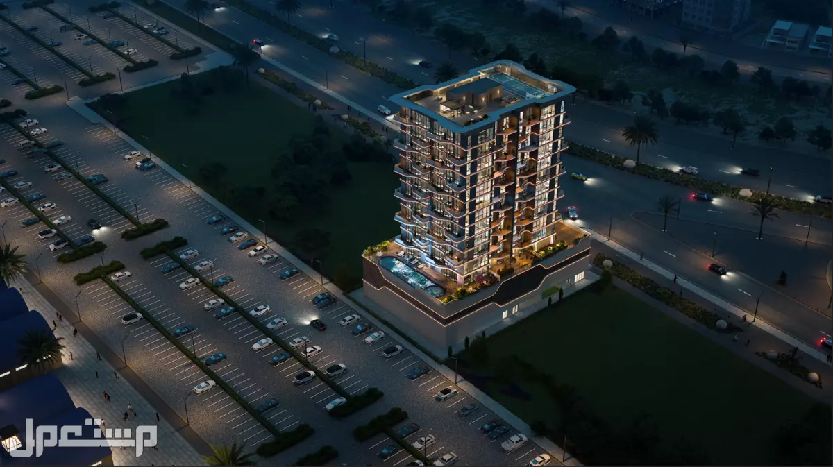 للبيع شقه بالاقساط 1% في جزر دبي اطلاله مباشره