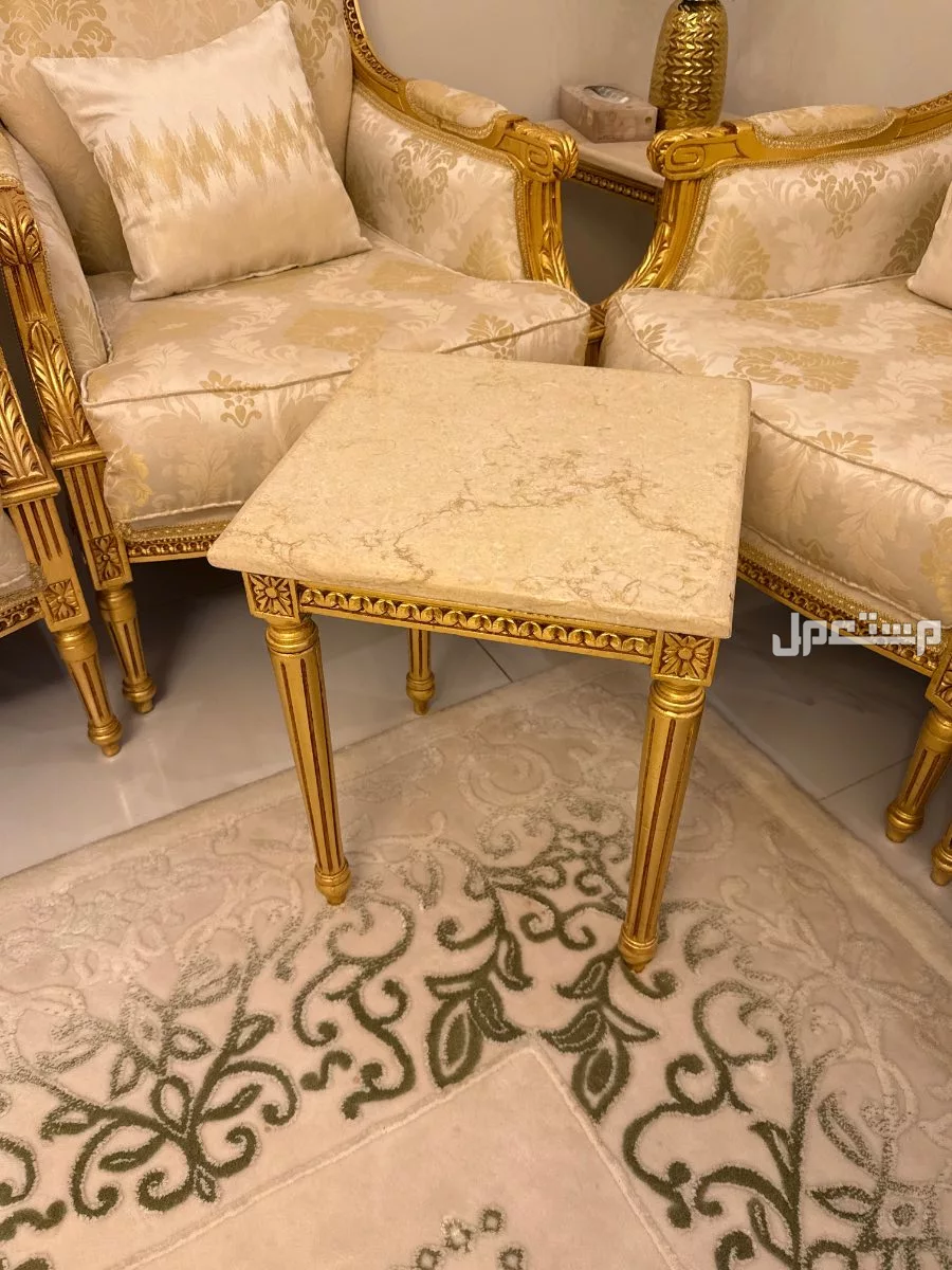 للبيع طاولة رخام للمجالس في جدة طاولة رخام حجم اصغر