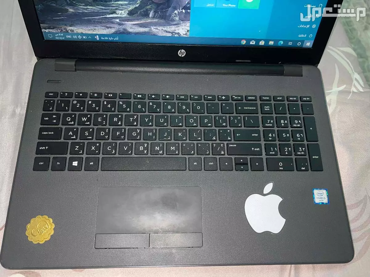 لابتوب HP نظيف مادخل صيانه ولا انفك عليه ويندوز 10 برو ماركة إتش بي في المدينة المنورة بسعر 600 ريال سعودي