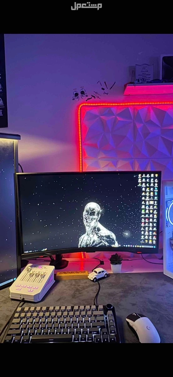 للبيع او البدل بي سي كامل مع السيت اب