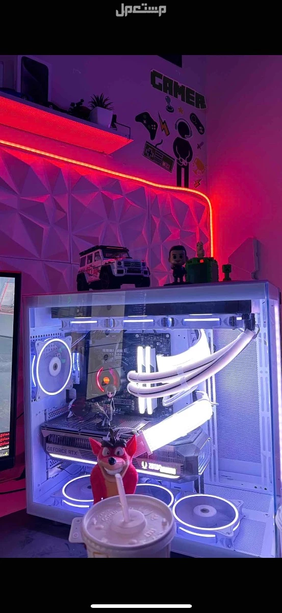 للبيع او البدل بي سي كامل مع السيت اب